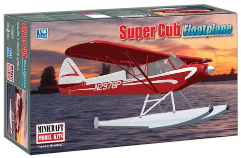 Minicraft 1/48 Piper Super Cub Float Pla