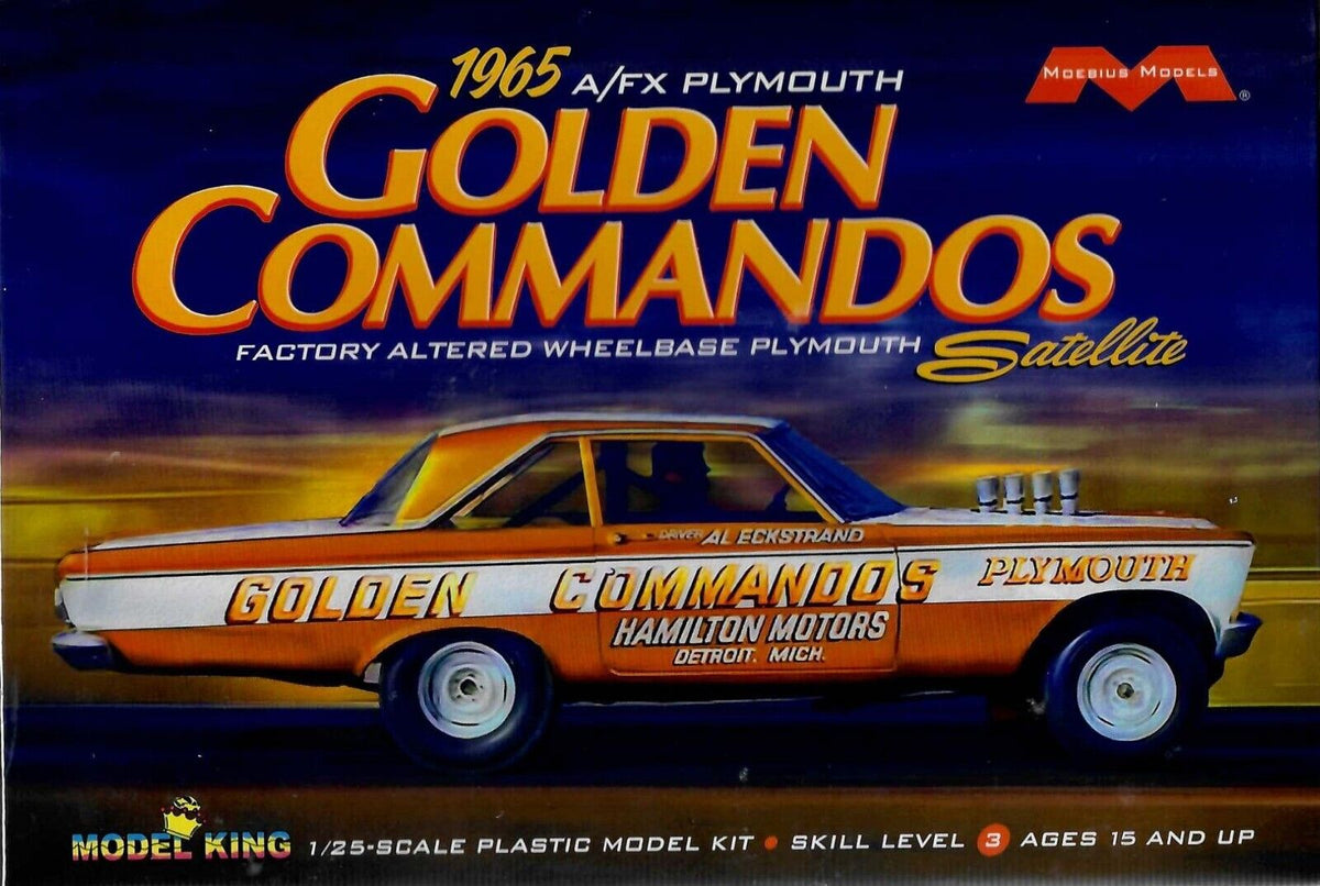 Moebius 1/25 Plymouth Golden Commando