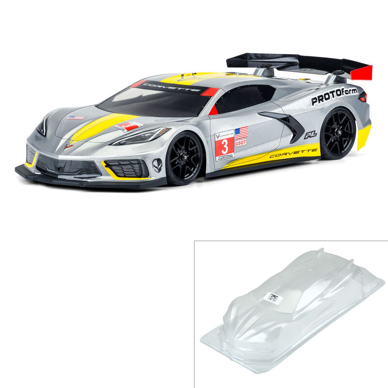 Chevrolet Corvette C8 Clear Body for 190mm TC by Protoform