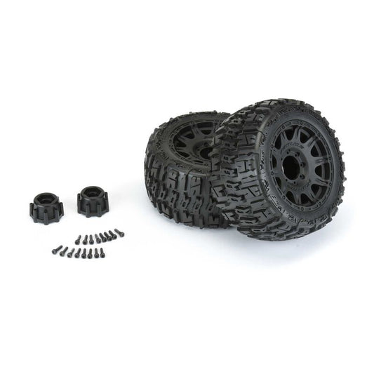 Trencher LP 3.8" MTD Raid 8x32 Wheels 17mm F/R by Proline