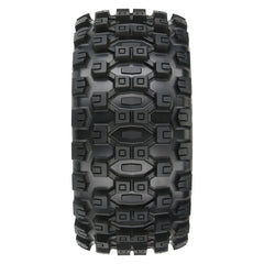 1/6 Badlands MX57 Front/Rear 5.7 Tires Mounted on Raid 8x48 Removable 24mm Hex