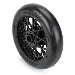 1/4 Supermoto S3 Motorcycle Front Tire MTD Black (1): PROMOTO-MX by Proline