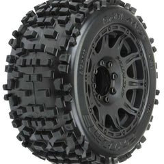 Badlands 3.8" MTD Raid 8x32 Wheels 17mm MT F/R Fits Kraton, Outcast 6S, Traxxas