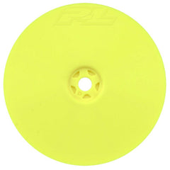 Velocity 2.2 4WD Front Yellow Wheel 12mm Hex (2) :XB4 and 22X-4 by Proline