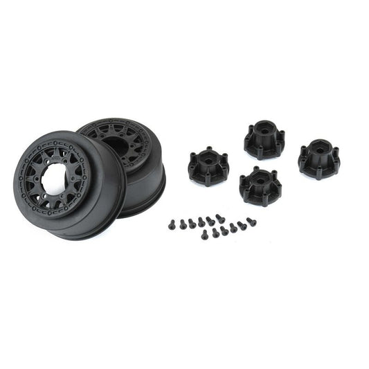 Raid 2.2"/3.0" Black 6x30 Whls SC F/R by Proline