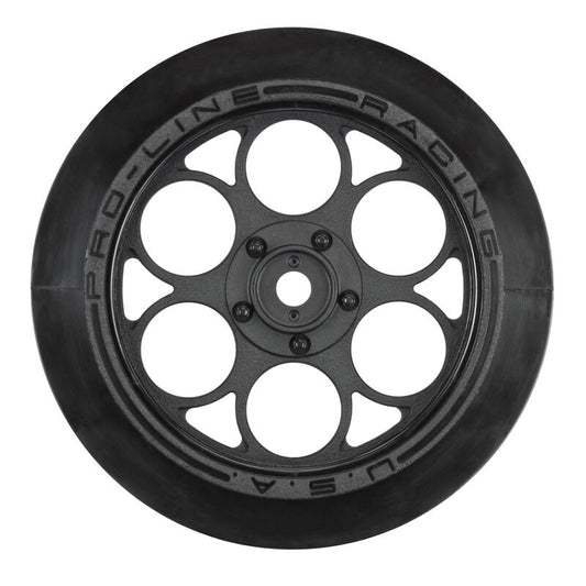 Showtime Front Runner 2.2"/2.7" Blk Front Drag Wheels by Proline