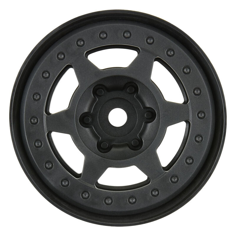 1/10 Holcomb F/R 1.9" Crawler Bead-Lock Wheels (2) Black by Proline