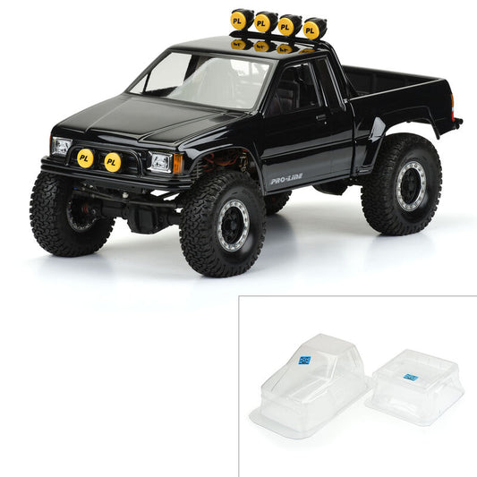 85 Toyota HiLux SR5 Clr Body:SCX10 Honcho 12.3 WB by Proline