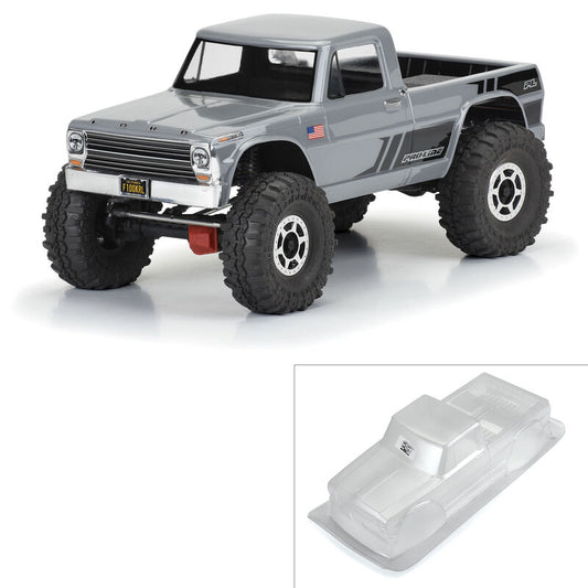 1/10 1967 Ford F-100 Clear Body 12.3" (313mm) Wheelbase Crawlers