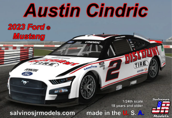 Salvinos JR 1/24 Team Penske Mustang Cindr