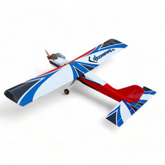 Boomerang V2 Trainer 61" wingspan - .46 glow engine or 10cc gas White,Red, Blue