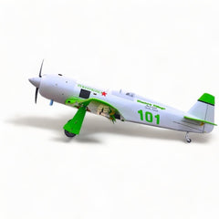 YAK 11 Reno Racer 71" wingspan 35cc "Perestroika" Green/ Chrome included ER-120