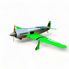 YAK 11 Reno Racer 71" wingspan 35cc "Perestroika" Green/ Chrome included ER-120