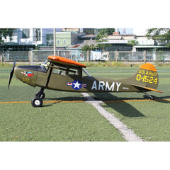 Cessna L-19A Bird Dog "Old Dog, New Tricks" 35-40cc - 98.5"