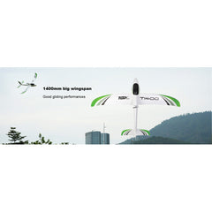 T1400PNP 1.4m Electric Glider 4ch just add Rx and battery 3S 1300-2200