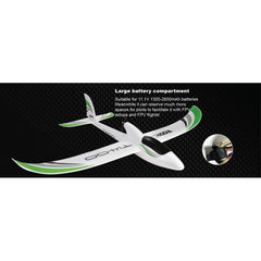 T1400PNP 1.4m Electric Glider 4ch just add Rx and battery 3S 1300-2200