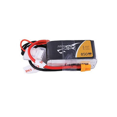 Tattu 850mAh 3S 11.1v 45C Lipo Battery 76g 60x30x22mm with XT30 and XH Balance