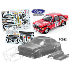 1/10 Ford Escort MK2 W/3D Rally Spotlights 190mm Cossack Decal Sheet