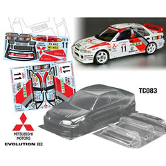 1/10 Mitsubishi Evolution III 190mm