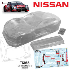 1/10 Nissan NISMO R35 GTR GT3, 200mm Motul Decal Sheet