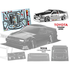 TC316 1/10 Toyota AE86 Trueno, 190mm Wide