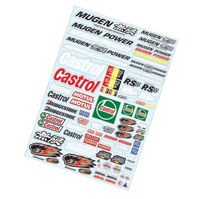 1/10 Castrol Sticker (A4)