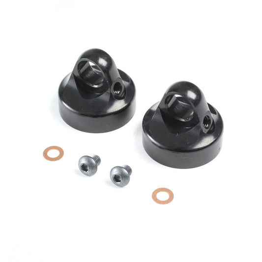 Domed Bleeder Shock Caps, Aluminum, G3 (2): 22 (Replaces TLR333003) by TLR