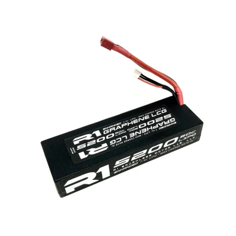 R1 Mudboss 5,200mah 50c 7.4V 2s LIPO Graphene Battery 030026