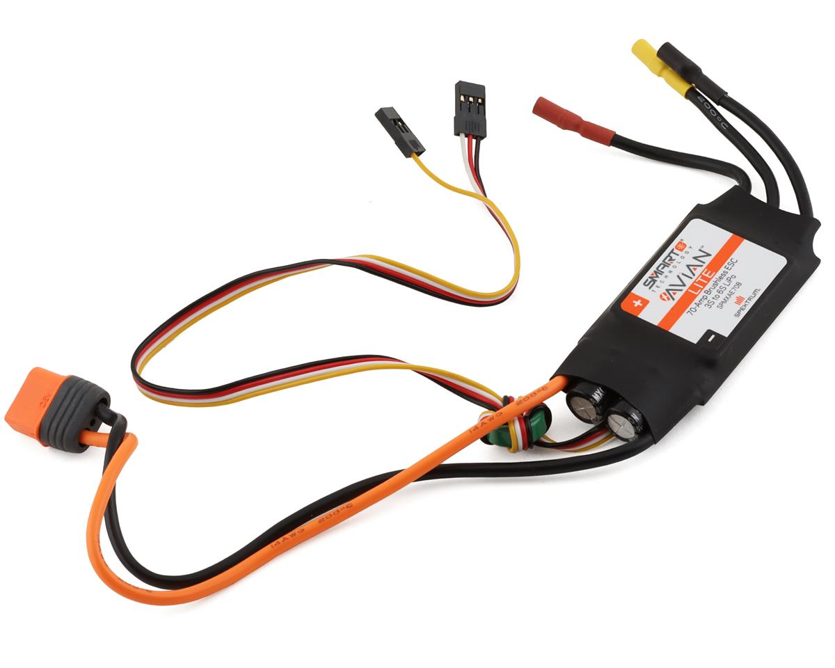 Spektrum RC Avian Lite 70-Amp Brushless Smart ESC w/IC3 Connector